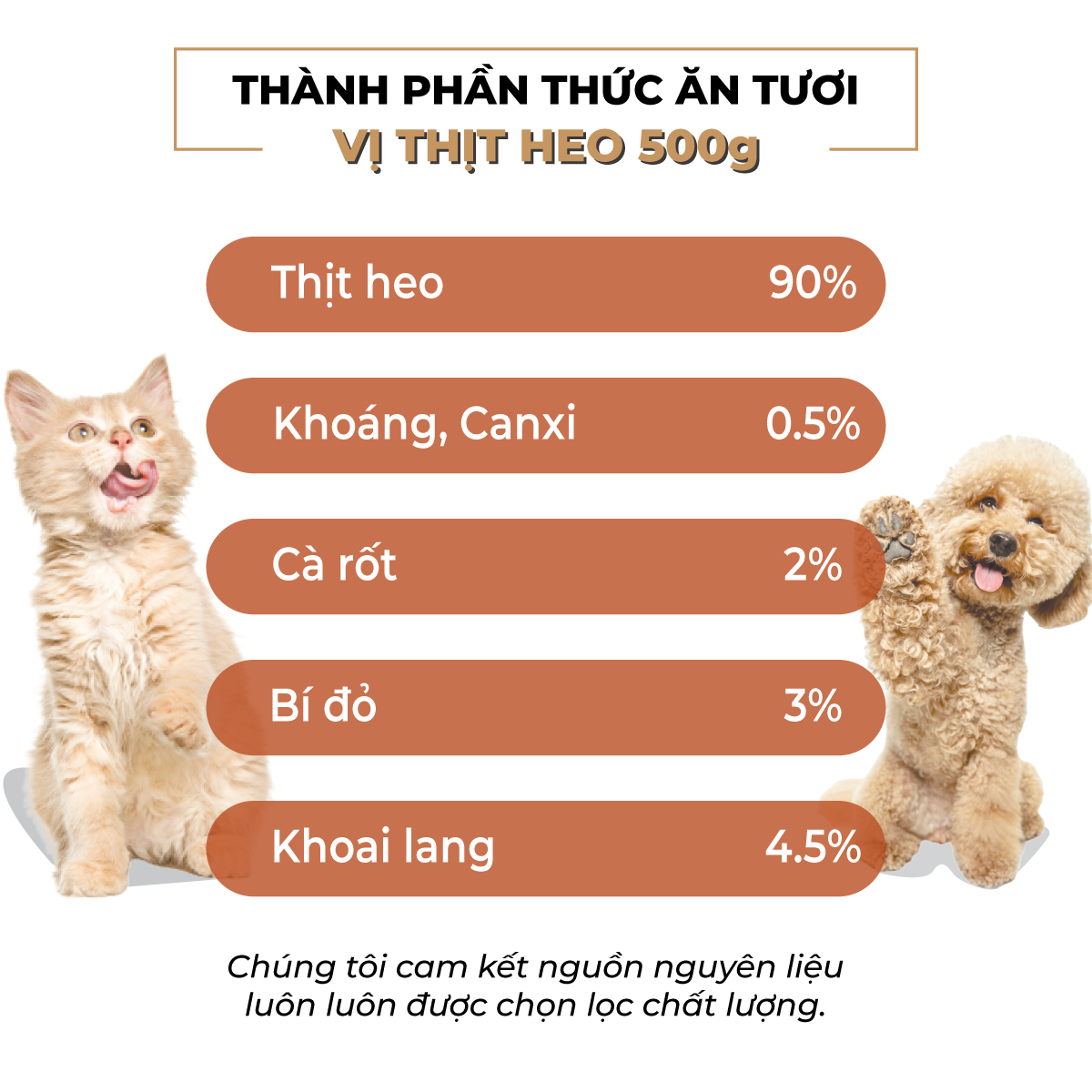 **LỢI ÍCH KHI DÙNG THỨC ĂN TƯƠI THỨC ĂN TƯƠI CHO CHÓ MÈO MASTERCARE VỊ HEO: