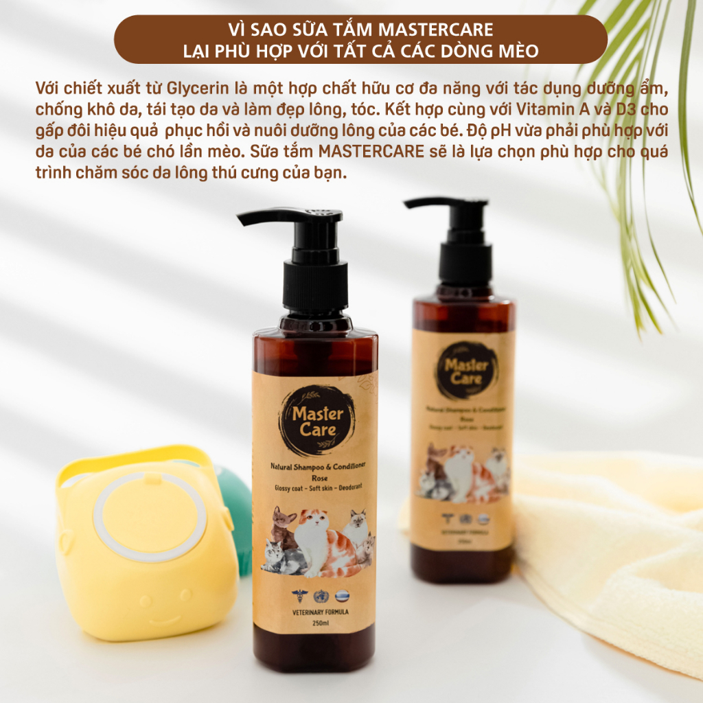 THÔNG TIN SỮA TẮM MÈO MASTERCARE