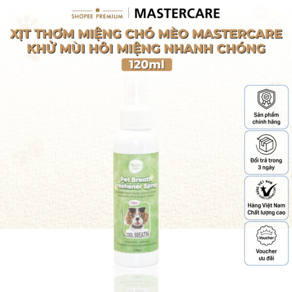 Xịt Thơm Miệng Chó Mèo MasterCare-4