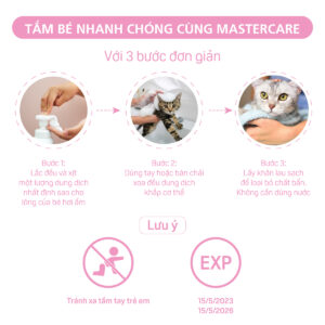 Bọt tắm khô cho mèo MasterCare-3