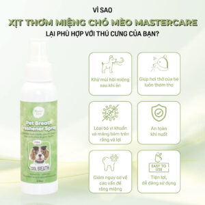 Xịt Thơm Miệng Chó Mèo MasterCare-2