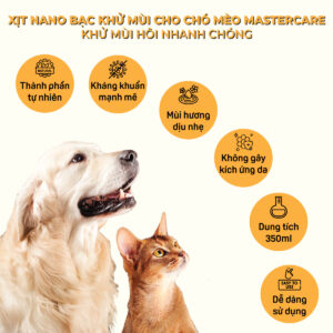 Xịt khử mùi chó mèo MasterCare-2