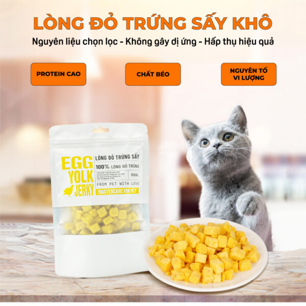 Lòng Đỏ Trứng Sấy Khô Cho Chó Mèo MasterCare-4