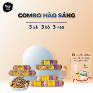 Combo Thức Ăn Tươi Hào Sảng MasterCare For Pet Cho Chó Mèo