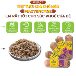 Thịt tươi MasterCare For Pet đa dạng khẩu phần ăn cho chó mèo-2