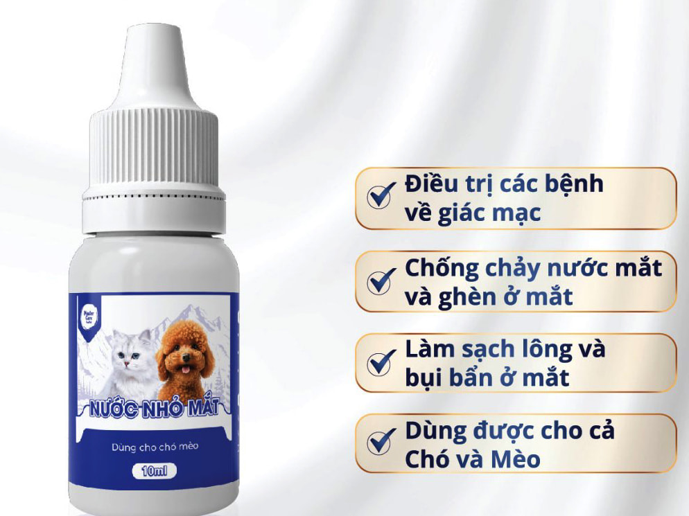 Giới thiệu Nước nhỏ mắt cho chó mèo MasterCare