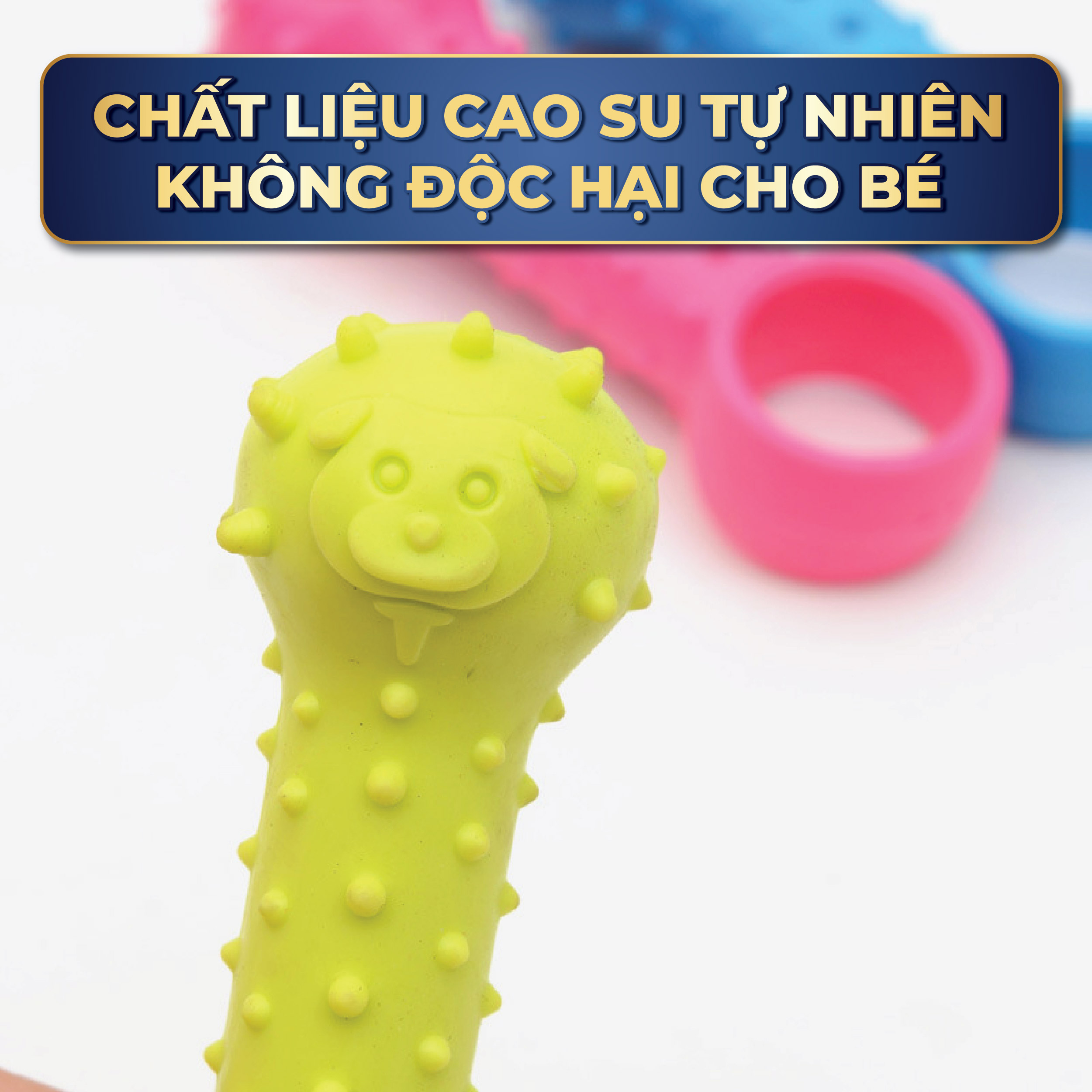 Công dụng của đồ chơi hình xương cao su cho thú cưng MasterCare