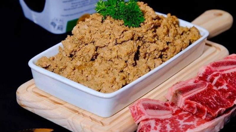 Cách thực hiện pate thịt bò cho mèo