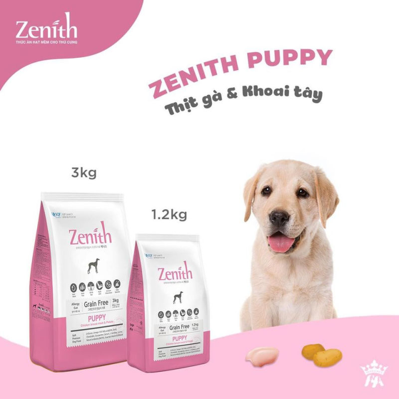 Zenith Puppy - Hạt cho chó tốt nhất hiện nay