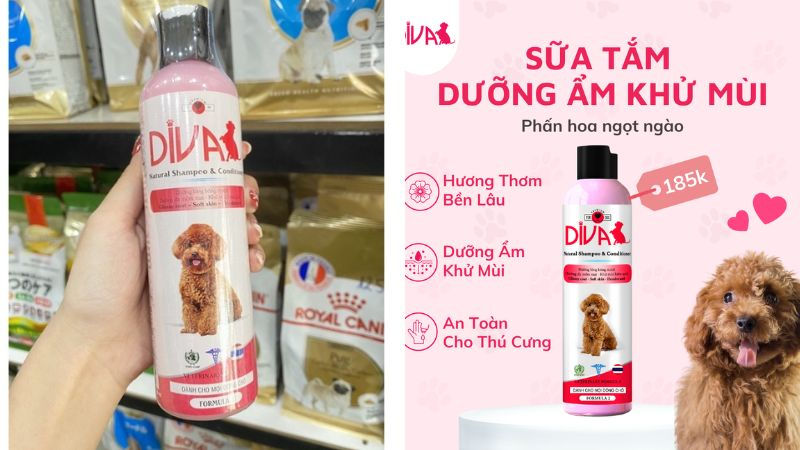 Sữa tắm cho chó Diva