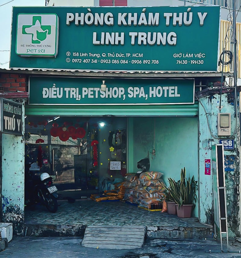 Giới thiệu về phòng khám thú y Linh Trung