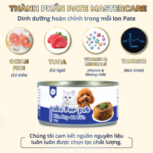 Thành phần Pate cá ngừ cho chó mèo MasterCare